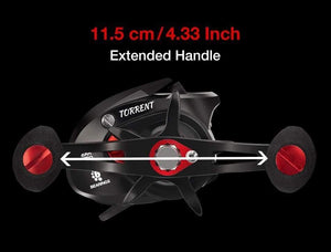 Planet Gates Torrent Fishing Reel 8.1kg Carbon Drag 7.1:1 5.3:1 Gear Ratio Magnetic Brake Saltwater Freshwater Baitcasting Reel