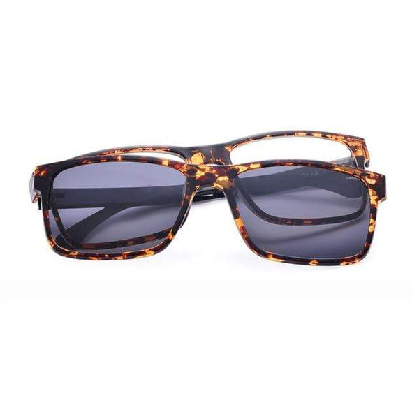 Planet Gates tortoise grey Polarized Magnet Clip glasses frame men women Myopia Prescription Glasses Optical sunglasses Eyewear