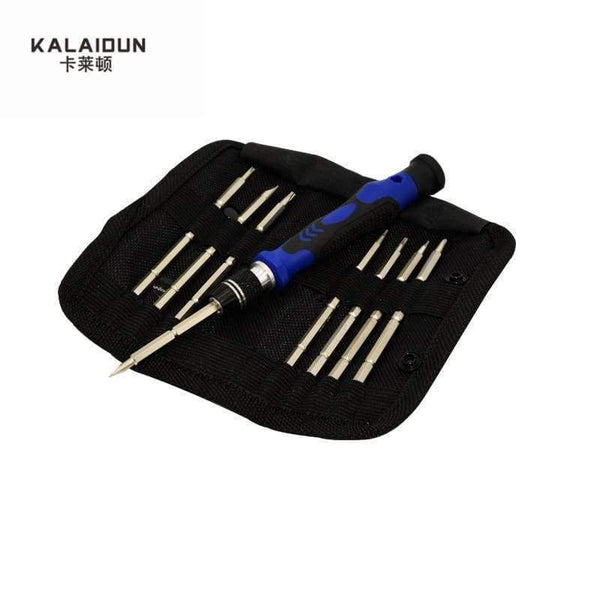 Planet Gates Torx 9 in 1 multi-function screwdriver set double-headed canvas bag mobile phone / computer / electrical Repair Tools