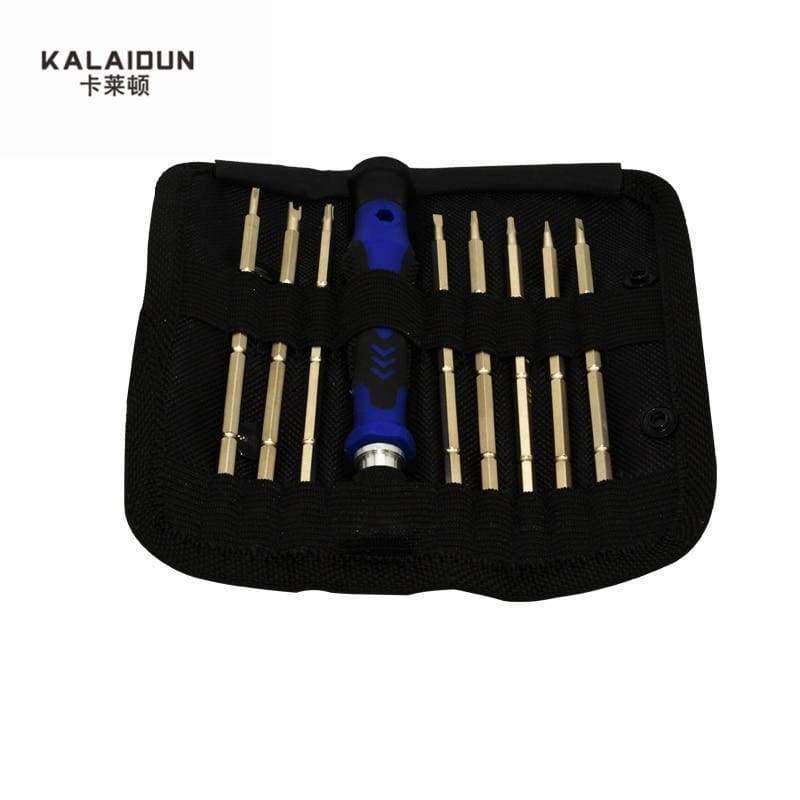 Planet Gates Torx 9 in 1 multi-function screwdriver set double-headed canvas bag mobile phone / computer / electrical Repair Tools