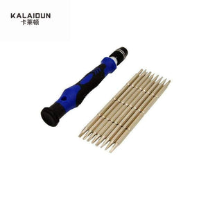 Planet Gates Torx 9 in 1 multi-function screwdriver set double-headed canvas bag mobile phone / computer / electrical Repair Tools