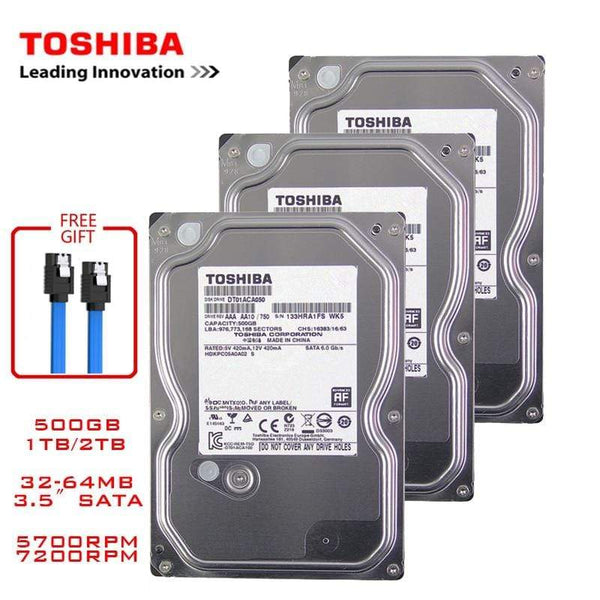 Planet Gates Toshiba 500GB desktop computer hdd 3.5" internal mechanical hard disk SATA3 6Gb/s hard disk 1TB 2TB 5700-7200 RPM buffer