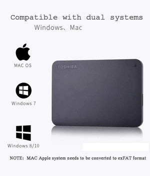 Planet Gates TOSHIBA Canvio Basics HDD 2.5" A3 USB 3.0 External Hard Drive 2TB 1TB Portable Hard Disk externo disco duro externo Hard Drive