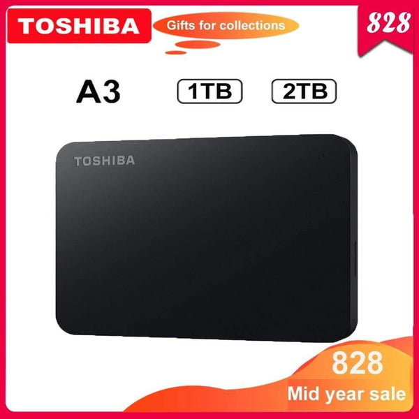 Planet Gates TOSHIBA Canvio Basics HDD 2.5" A3 USB 3.0 External Hard Drive 2TB 1TB Portable Hard Disk externo disco duro externo Hard Drive