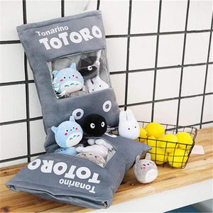Totoro Corner Creature A Bag Of Snack Pillow Animal Crossing Plush Stuffed Animals Creative Doll Juguetes Plush Toy Sofa Cushion