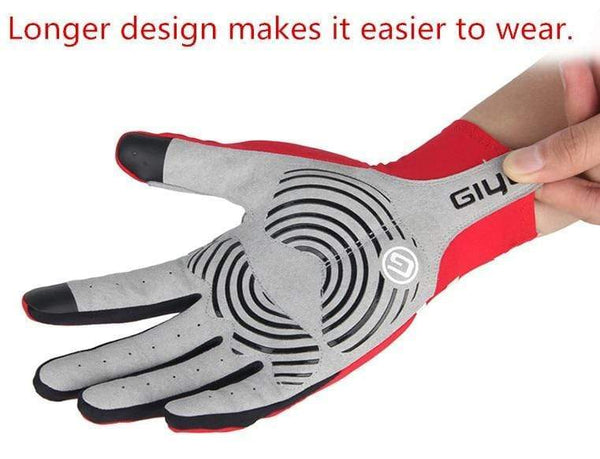 Planet Gates Touch Screen Long Full Fingers Gel Sports Cycling Gloves MTB Road Bike Riding Racing Gloves Women Men Bicycle Gloves