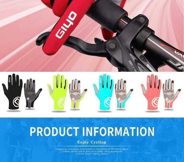 Planet Gates Touch Screen Long Full Fingers Gel Sports Cycling Gloves Women Men Bicycle Gloves Mtb Road Bike Riding Racing Gloves