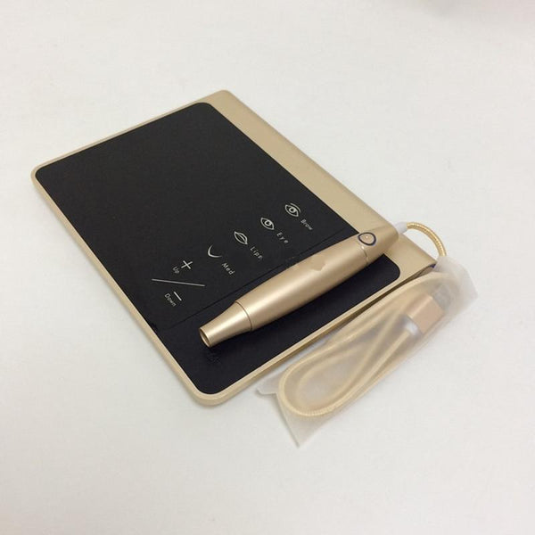 Planet Gates Touch Screen Rechargeable Battery US/EU Plug Permanent Makeup Machine Kit Eyebrow Lip Eyeliner Machine With 2 Cartridge Neeldes