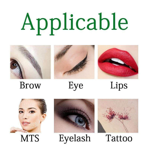 Planet Gates Touch Screen Rechargeable Battery US/EU Plug Permanent Makeup Machine Kit Eyebrow Lip Eyeliner Machine With 2 Cartridge Neeldes