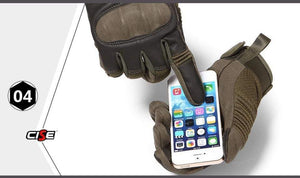 Planet Gates Touchscreen PU Leather Motorcycle Hard Knuckle Full Finger Gloves Protective Gear Racing Biker Riding Motorbike Moto Motocross