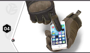 Planet Gates Touchscreen Tactical Gloves PU Leather Full Finger Glove SWAT Airsoft Combat Army Military Paintball Shooting Gear Women Men