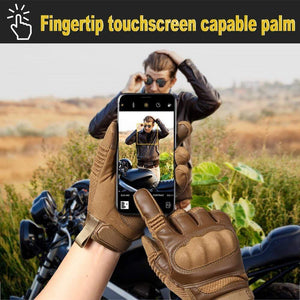 Planet Gates Touchscreen Tactical Gloves PU Leather Full Finger Glove SWAT Airsoft Combat Army Military Paintball Shooting Gear Women Men