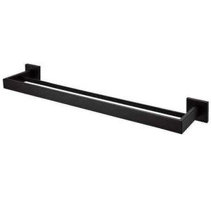 Planet Gates towel bar 2 AUSWIND black Modern 304 Stainless Steel Bathroom Hardware Set Black Oiled Bronze Square base Wall Mount Bathroom Accessories
