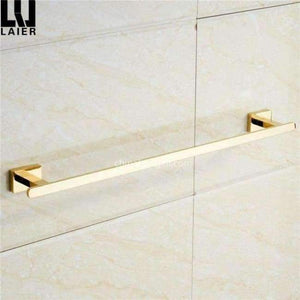 Planet Gates towel bar-gold free shipping Bathroom Hardware Set Chrome simple Toothbrush Holder Paper Holder Towel Bar Bathroom Accessories