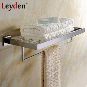 Planet Gates Towel Rack Leyden SUS 304 Stainless Steel Bathroom Hardware Set Chrome Polished Paper Holder Towel Bar Robe Hook Bathroom Accessories Bath