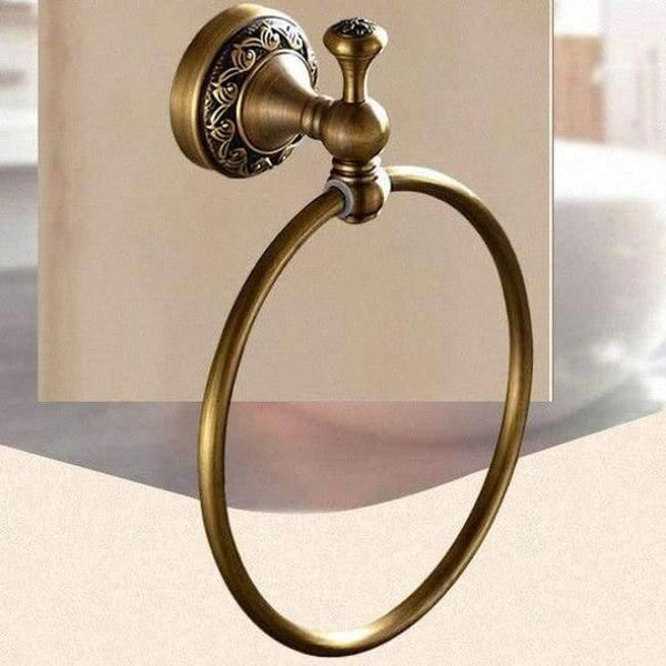 Planet Gates Towel Ring Antique Brass Carved Collection Double Cup Holder Bathroom Products Bathroom Accessories Creative Faucet Bathroom Hardware Set