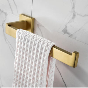 Planet Gates towel ring Bathroom Accessories Set 304 Stainless Steel Toilet Paper Holder Toilet Brush Holder Wall Mounted Brushed Bathroom Hardware