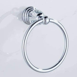 Planet Gates Towel Ring Bathroom Accessories Sets Silver Polished Chrome Bathroom Products Solid Brass Bathroom Hardware Sets jk6