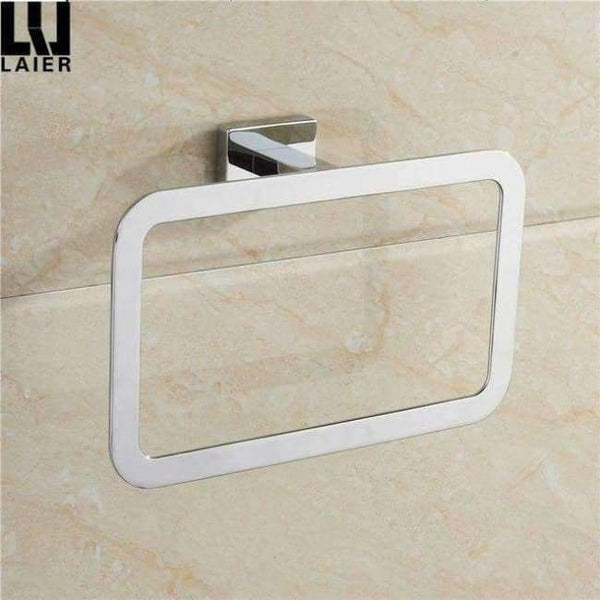 Planet Gates towel ring- chrome free shipping Bathroom Hardware Set Chrome simple Toothbrush Holder Paper Holder Towel Bar Bathroom Accessories