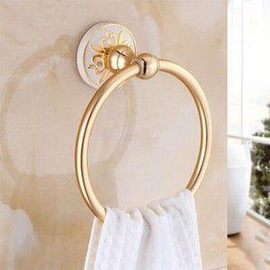 Planet Gates towel ring Fashion White Wall Mounter Bath Hardware Sets Paper Towel Holder Rack Bathroom Accessories OYS-0227R