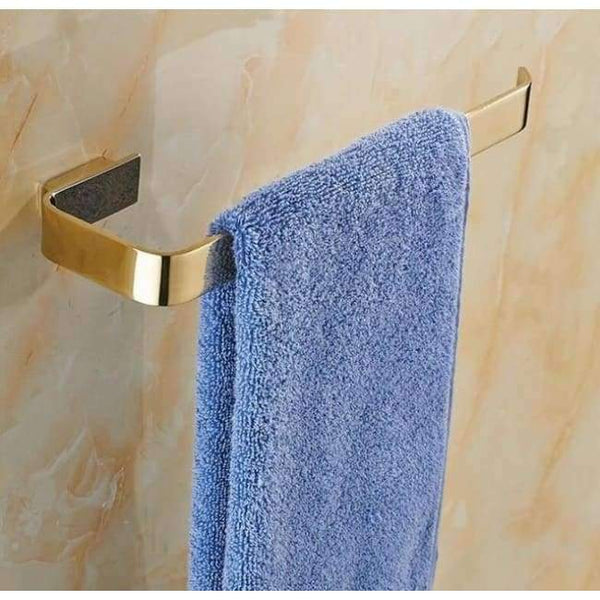 Planet Gates towel ring Newly Brass Bathroom Accessories Set, Gold Square Toilet Brush Holder,Paper Holder,Towel Bar,Towel Holder, bathroom Hardware set