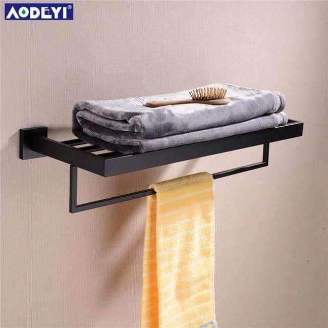 Planet Gates Robe Hook AODEYI Bathroom Hardware Set Black Robe Hook Towel Rail Rack Bar Shelf Paper Holder Toothbrush Holder Bathroom Accessories