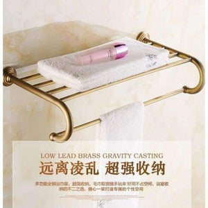 Planet Gates towel shelf Bathroom Accessories Set Wall Mounted Products Brass Brushed Antique Bath Hardware Sets Wall Mounted Bronze Oiled Brush