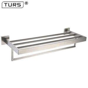 Planet Gates Towel Shelf Brushed Finish SUS 304 Stainless Steel Bathroom Hardware Set Paper Holder Toothbrush Holder Towel Bar Bathroom Accessories