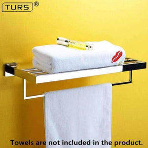Planet Gates Towel Shelf SUS 304 Stainless Steel Bathroom Hardware Set Chrome Polished Toothbrush Holder Paper Holder Towel Bar Bathroom Accessories