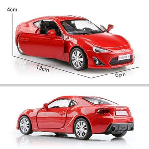 Planet Gates TOYOTA 86 Red Birthday Gift 1:36 Alloy Car Model Simulation Exquisite Diecasts Toy Vehicle RMZ city Maserati Aston Martin Doors Open Pull Back