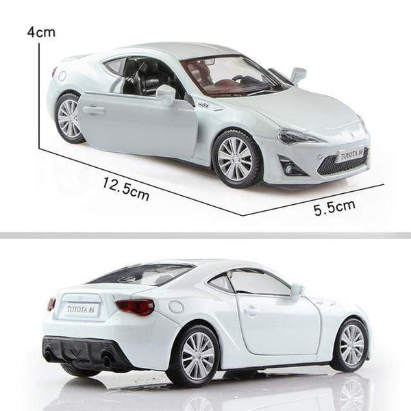 Planet Gates TOYOTA 86 White 1:36 Alloy Car Honda Acura Chevrolet Dodge Golf RMZ city Diecasts Toy Vehicles Simulation Exquisite Model 5 Inch Children Gifts
