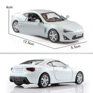Planet Gates TOYOTA 86 White Birthday Gift 1:36 Alloy Car Model Simulation Exquisite Diecasts Toy Vehicle RMZ city Maserati Aston Martin Doors Open Pull Back