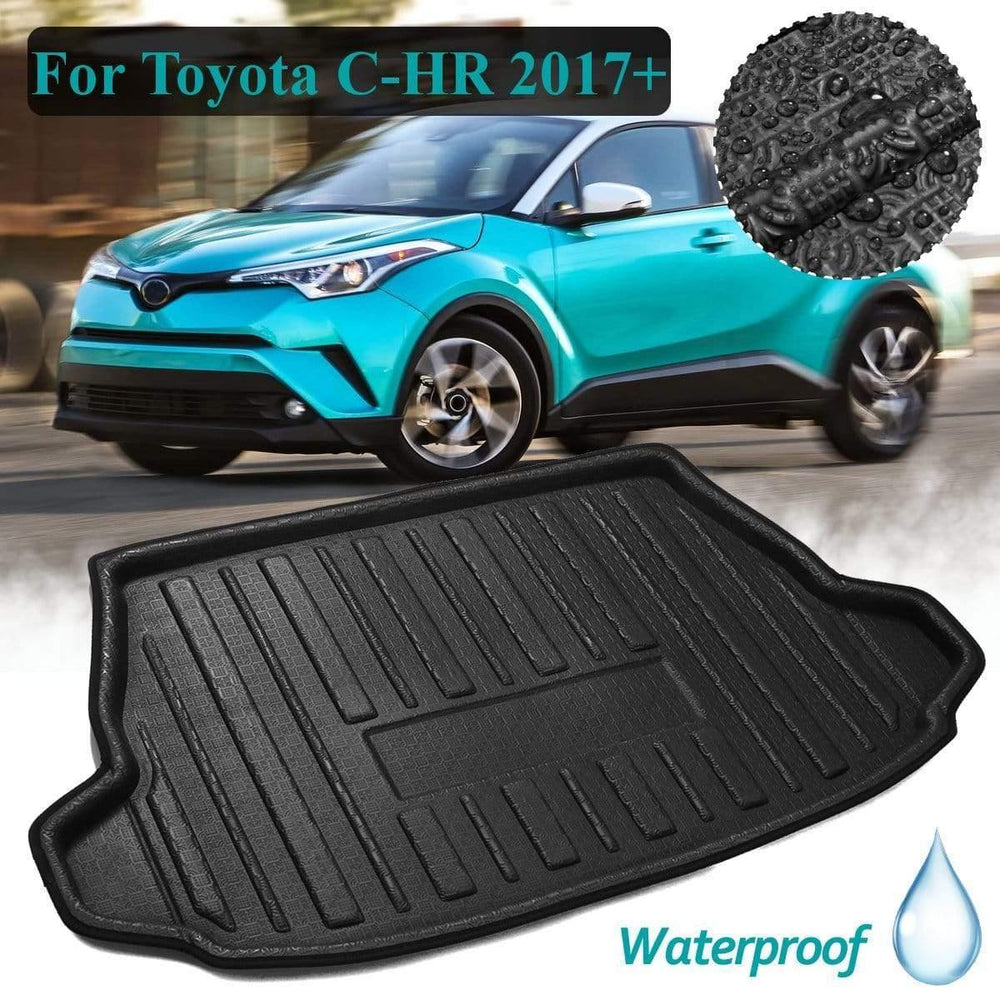 Planet Gates Toyota C-HR CHR 2017+ Rear Trunk Cargo Boot Liner Tray Floor Mat Trunk Liner Boot Cargo Mat Tray Floor Carpet