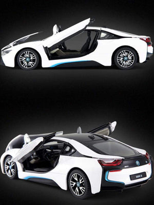 Planet Gates Toys for Boys 1:24diecast Model Cars  BMW I8 Alloy Car Model Simulation Ornaments Cars Toy  Diecast Model Cars