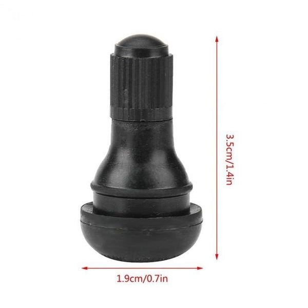 Planet Gates TR412-10 PCS Auto Parts TR412, TR413, TR414 Valve Assembly Vacuum Tire Valve Automobile Black Rubber Valve Alloy Valve General Model