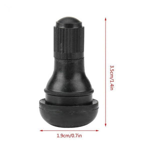 Planet Gates TR412-20 PCS Auto Parts TR412, TR413, TR414 Valve Assembly Vacuum Tire Valve Automobile Black Rubber Valve Alloy Valve General Model