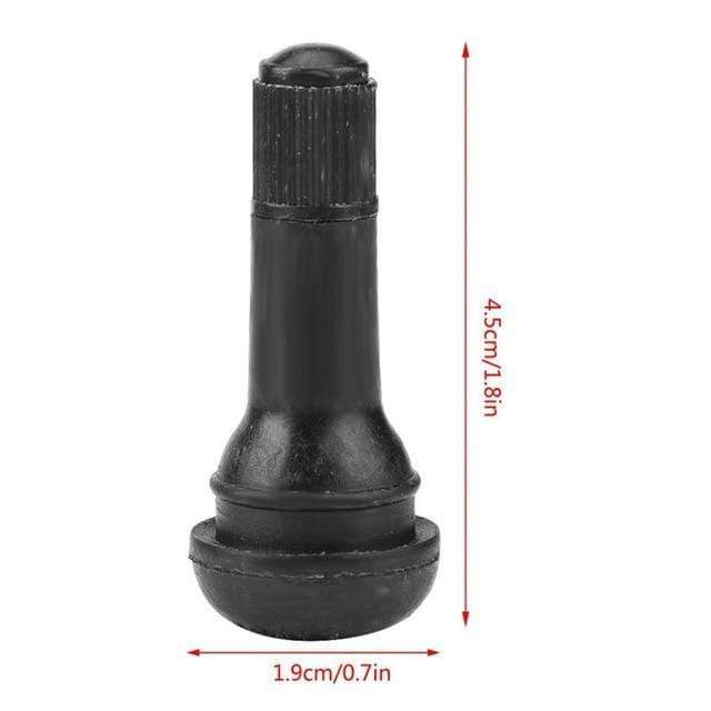 Planet Gates Auto Parts TR412, TR413, TR414 Valve Assembly Vacuum Tire Valve Automobile Black Rubber Valve Alloy Valve General Model
