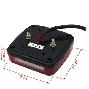 Planet Gates Trailer Trucks Tail light Car 26LED Rear Tail Light Running Turn Signal Rear Lamps Waterproof Tailight Parts 12V