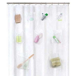 Planet Gates Translucent Bathroom Shower Curtain with Pocket Waterproof Bath Curtain Clear Translucent Bathroom Shower Curtain Bathroom Products