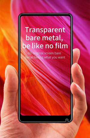 Planet Gates Transparent Baseus 0.2mm 9H Full Coverage Tempered Glass For Xiaomi Mix 2S Ultra Thin Screen Protector Glass Front Protective Glass Film