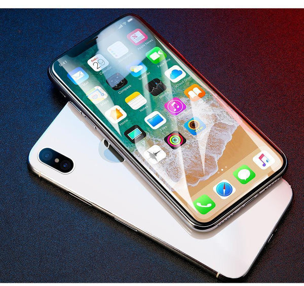 Planet Gates Transparent Baseus Screen Protector For iPhone X 0.3mm Ultra Thin 9H 3D Full Coverage Protective Glass For iPhone X Tempered Glass Cover