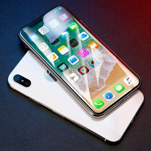 Planet Gates Transparent Baseus Screen Protector For iPhone X 0.3mm Ultra Thin 9H 3D Full Coverage Protective Glass For iPhone X Tempered Glass Cover