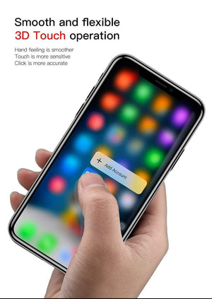 Planet Gates Transparent Black Baseus Tempered Glass For iPhone X Screen Protector 4D Surface Full Coverage Glass For iPhone X Front Film Cover 0.3mm Thin Film