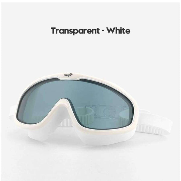 Planet Gates Transparent Black / China Swimming Goggles  Whole Shaped Lens Comfortable Silicone Large Frame Swimming Glasses for Men Women Adult