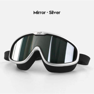 Planet Gates Transparent Black / China Swimming Goggles  Whole Shaped Lens Comfortable Silicone Large Frame Swimming Glasses for Men Women Adult