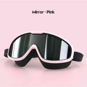 Planet Gates Transparent Black / China Swimming Goggles  Whole Shaped Lens Comfortable Silicone Large Frame Swimming Glasses for Men Women Adult