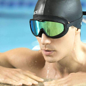 Planet Gates Transparent Black / China Swimming Goggles  Whole Shaped Lens Comfortable Silicone Large Frame Swimming Glasses for Men Women Adult