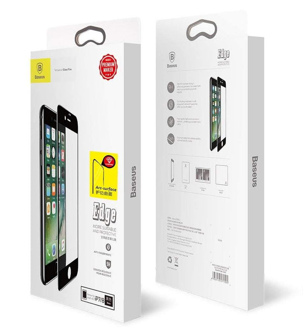 Planet Gates Transparent Black / For iPhone 7 8 Baseus Protective Glass For iPhone 8 7 Plus Screen Protector 0.3mm Thin Full Coverage Tempered Glass For iPhone 7 7 Plus Glass