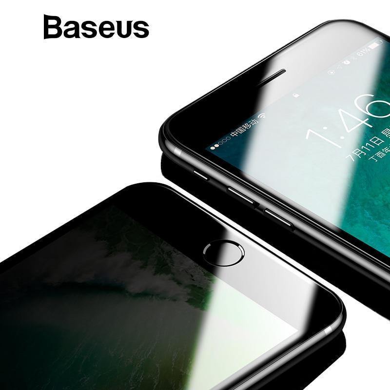 Planet Gates Transparent Black / For iPhone 7 8 Baseus Protective Glass For iPhone 8 7 Plus Screen Protector 0.3mm Thin Full Coverage Tempered Glass For iPhone 7 7 Plus Glass