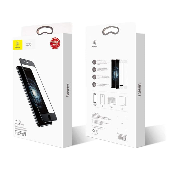 Planet Gates Transparent Black / For iPhone 8 Baseus 0.2mm Ultra Thin Protective Glass For iPhone 8 8 Plus Screen Protector 9H Scratch Proof Tempered Glass For iPhone 8
